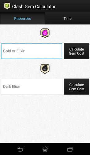 Clash Gem Calculator