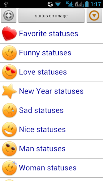 Statuses for all occasions