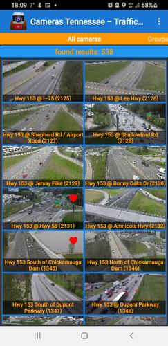 Cameras Tennessee traffic cams