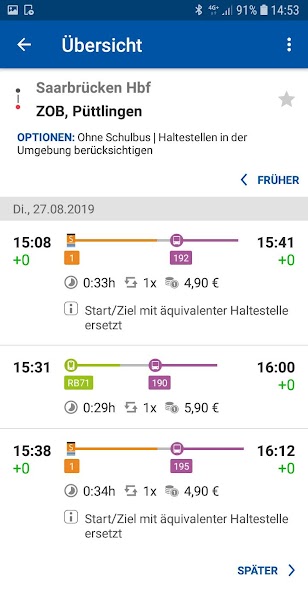 Saarfahrplan