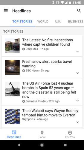 Google News & Weather