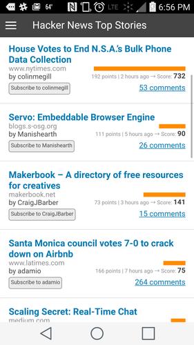 Hacker News Mobile