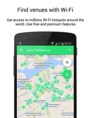 WIFI MAP - passwords & places