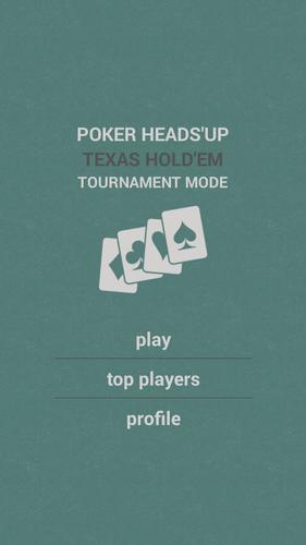 Poker Heads-Up Tournament mode