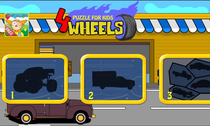 Kids Puzzle - 4 Wheels