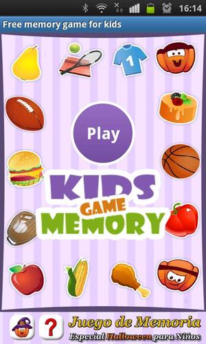 Kids Memory Educational Game