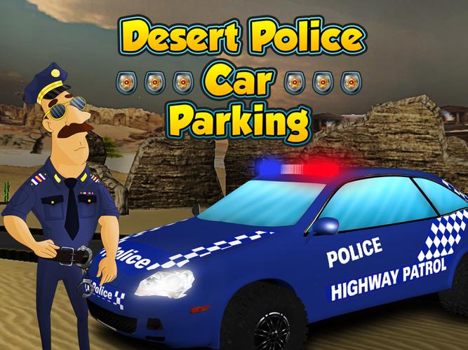 Desert Police Parking 3D