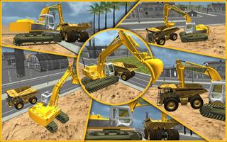 Heavy Excavator Crane 3D