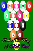 Rules to play 15 Ball Pool