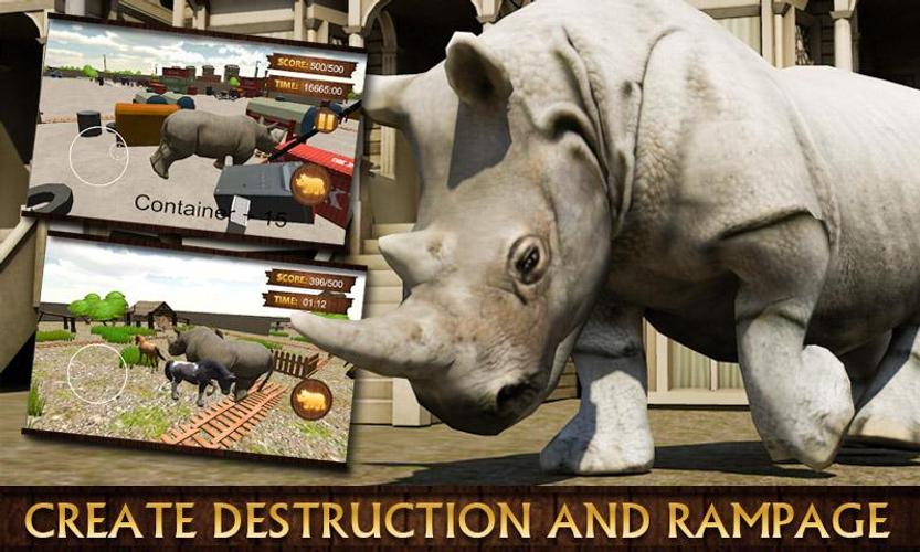 Rhino Simulator 3D Game