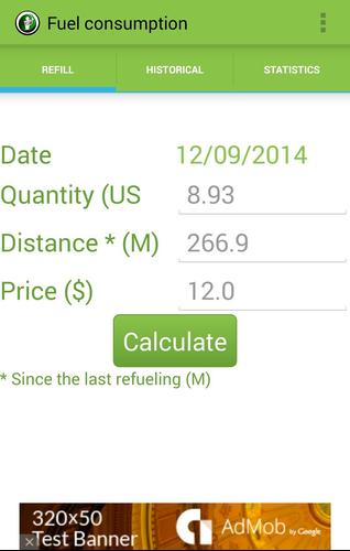 Fuel consumption