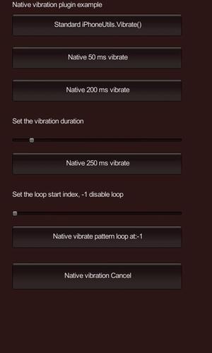 Vibration Plugin Demo