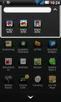 Black chrome Go Launcher theme