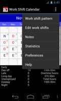 Work Shift Calendar