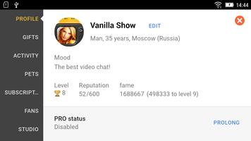 Chat Vanilla Show