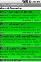 Forum Viewer for Warcraft