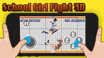 School Girl Fighting 3D