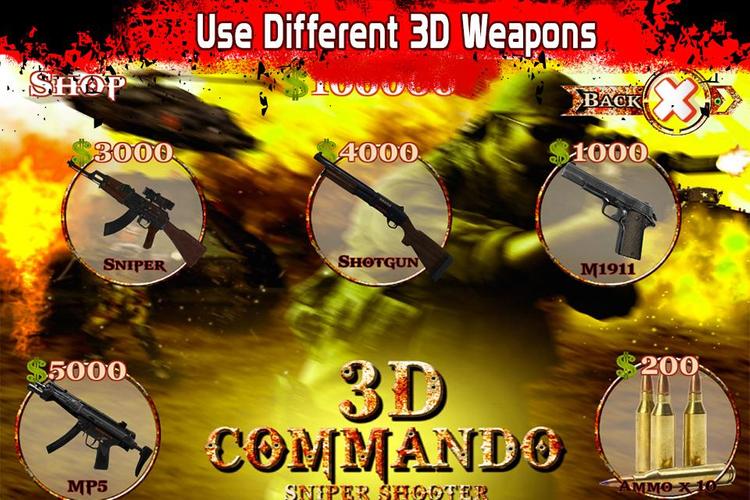 Commando Sniper Shooter 3D