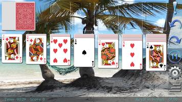 Solitaire Royale Beach, tablet version