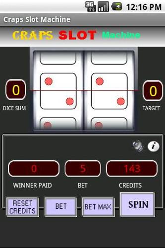 Craps Slot Machine