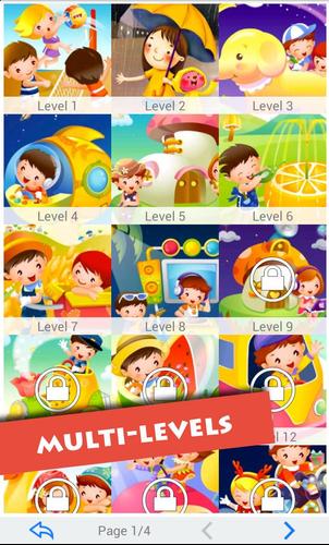 Kids Cartoon Puzzle [3 Modes]