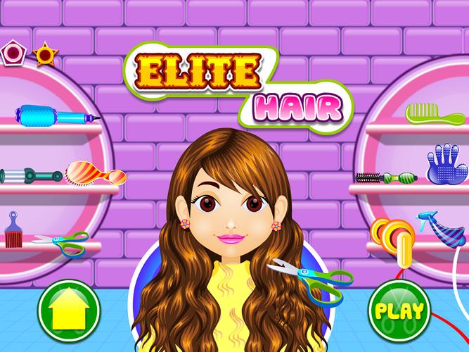 Hairdresser salon girls games