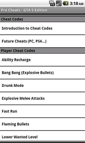 Unofficial ProCheats for GTA 5