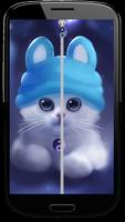 Cat Kitty Zipper Screen Lock