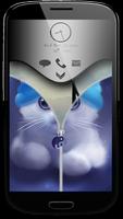 Cat Kitty Zipper Screen Lock