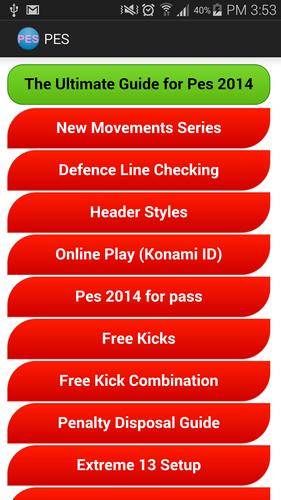 THE ULTIMATE GUIDE FOR PES2014