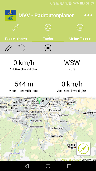 MVV-Radroutenplaner