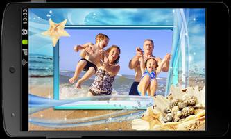 Summer Beach Photo Frame