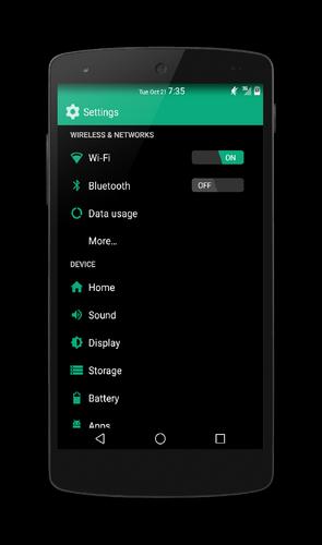 Green UI  CM11 Theme