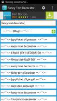 Fancy Text Decorator