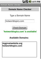 Domain Name Checker