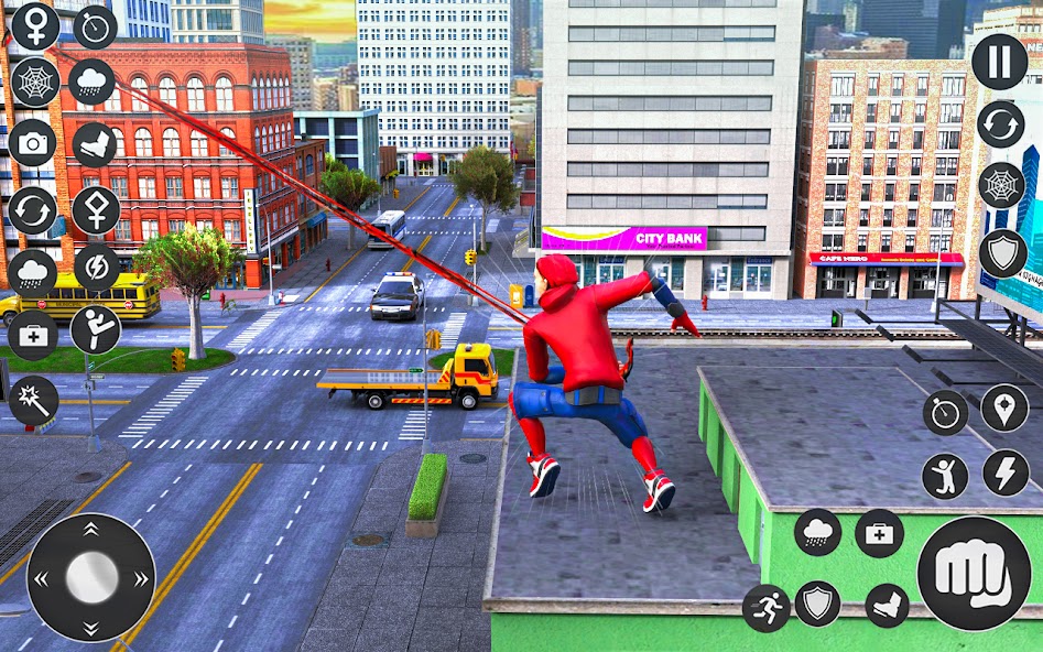 Spider Hero Game Rope Fighter