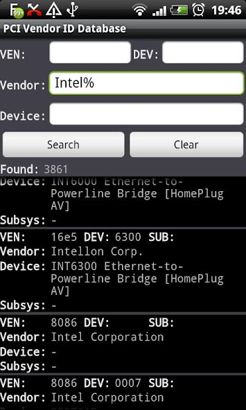 PCI Vendor/Device Database