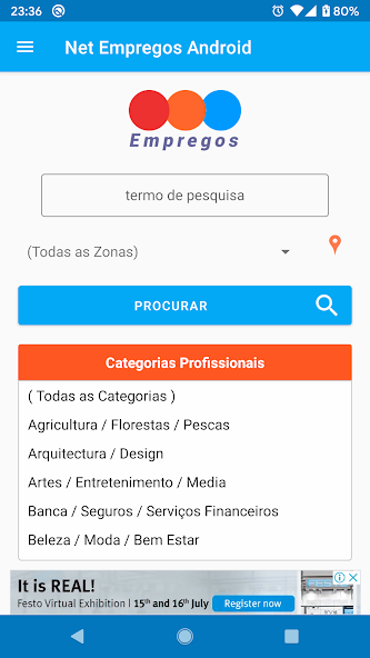 Net empregos Android