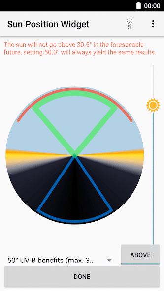 Sun Position Widget