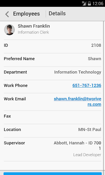 Infor Lawson Mobile Employee