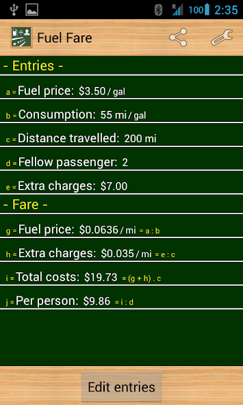 Fuel Fare