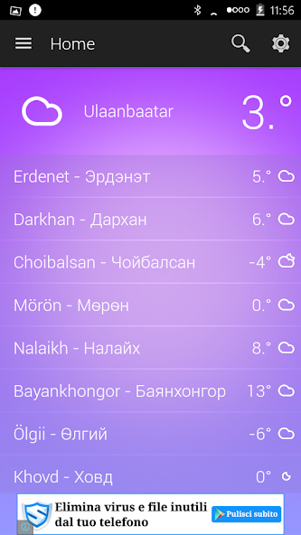 Mongolia Weather