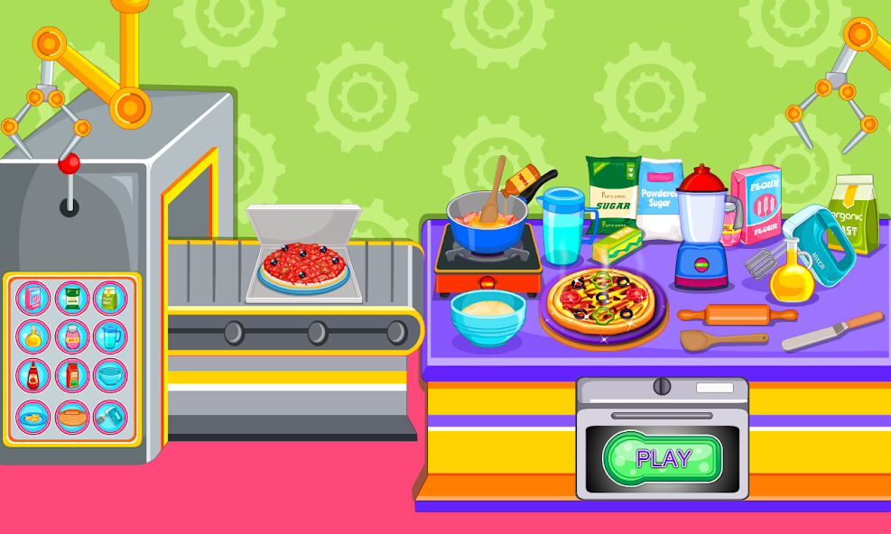 Yummy Pizza, Cooking Game