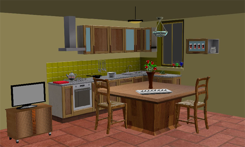 3D Escape Games-Puzzle Kitchen