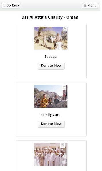 Official Donations App (Oman)