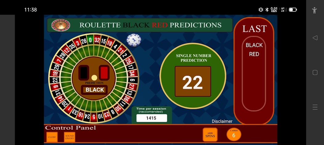 Roulette Black Red Calculator