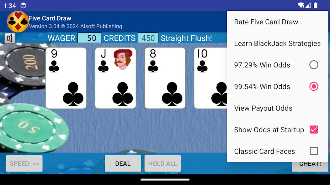 Five Card Draw Poker