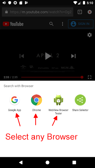 Search with Browser