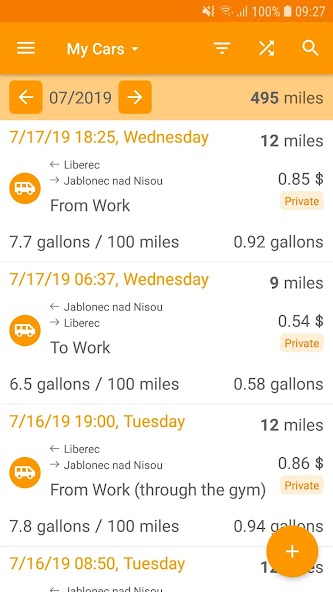 Easy Car Logbook