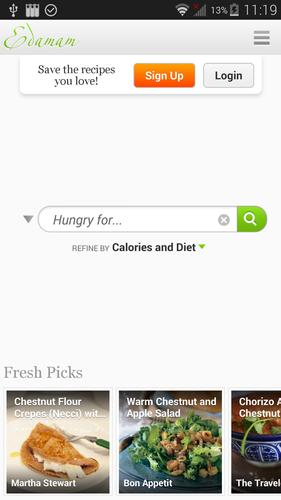 Recipes Search Samsung Health